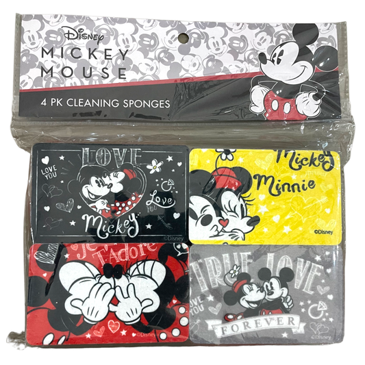 Mickey Mouse Cleaning Sponges - 4 Pack