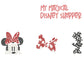 Camelot® Dots DOTZIES® Minnie Mouse Icon Diamond Painting Sticker Kit