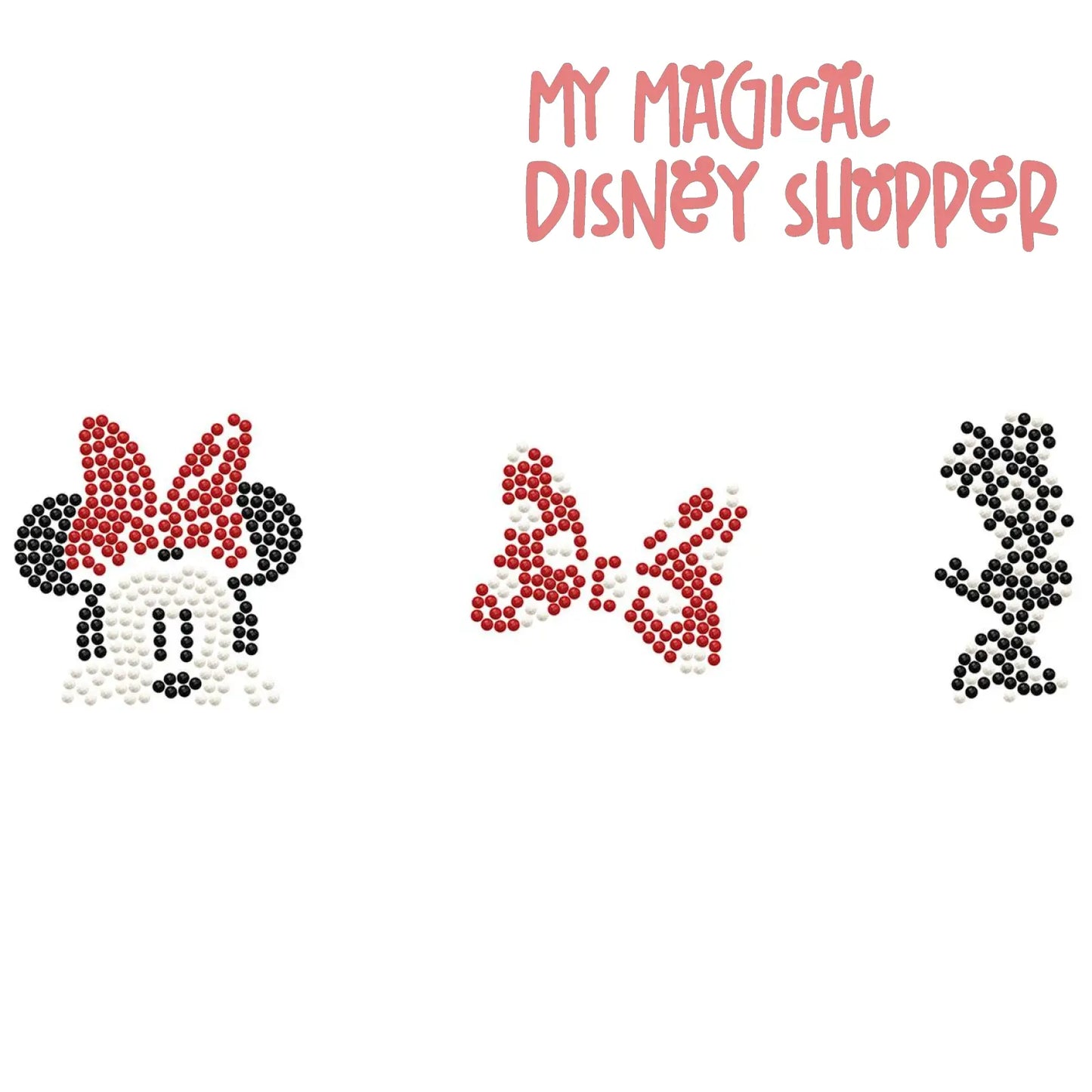 Camelot® Dots DOTZIES® Minnie Mouse Icon Diamond Painting Sticker Kit