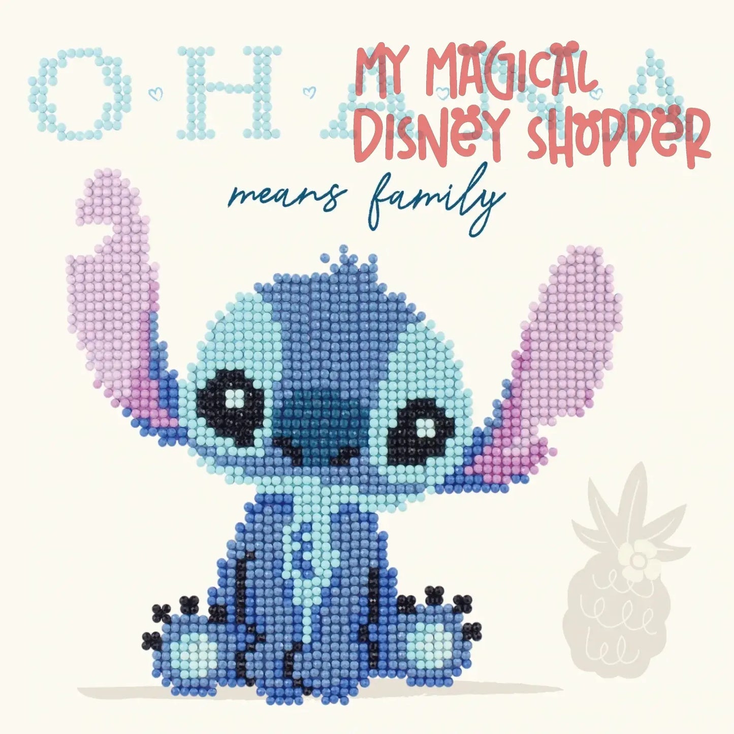 Camelot® Dots Lilo & Stitch Ohana Diamond Painting Kit