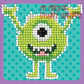 Camelot® Dots Monsters Inc. Mike Wazowski Fun Diamond Painting Kit