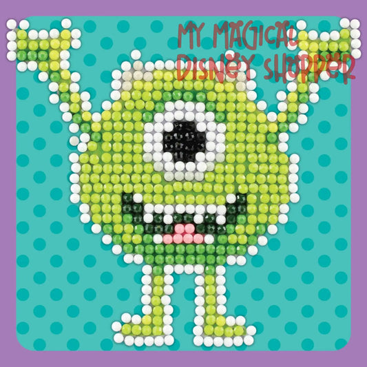 Camelot® Dots Monsters Inc. Mike Wazowski Fun Diamond Painting Kit
