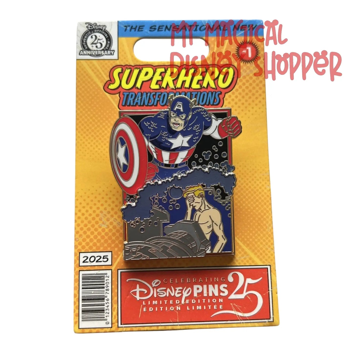 Captain America - Superhero Transformations Series Pin