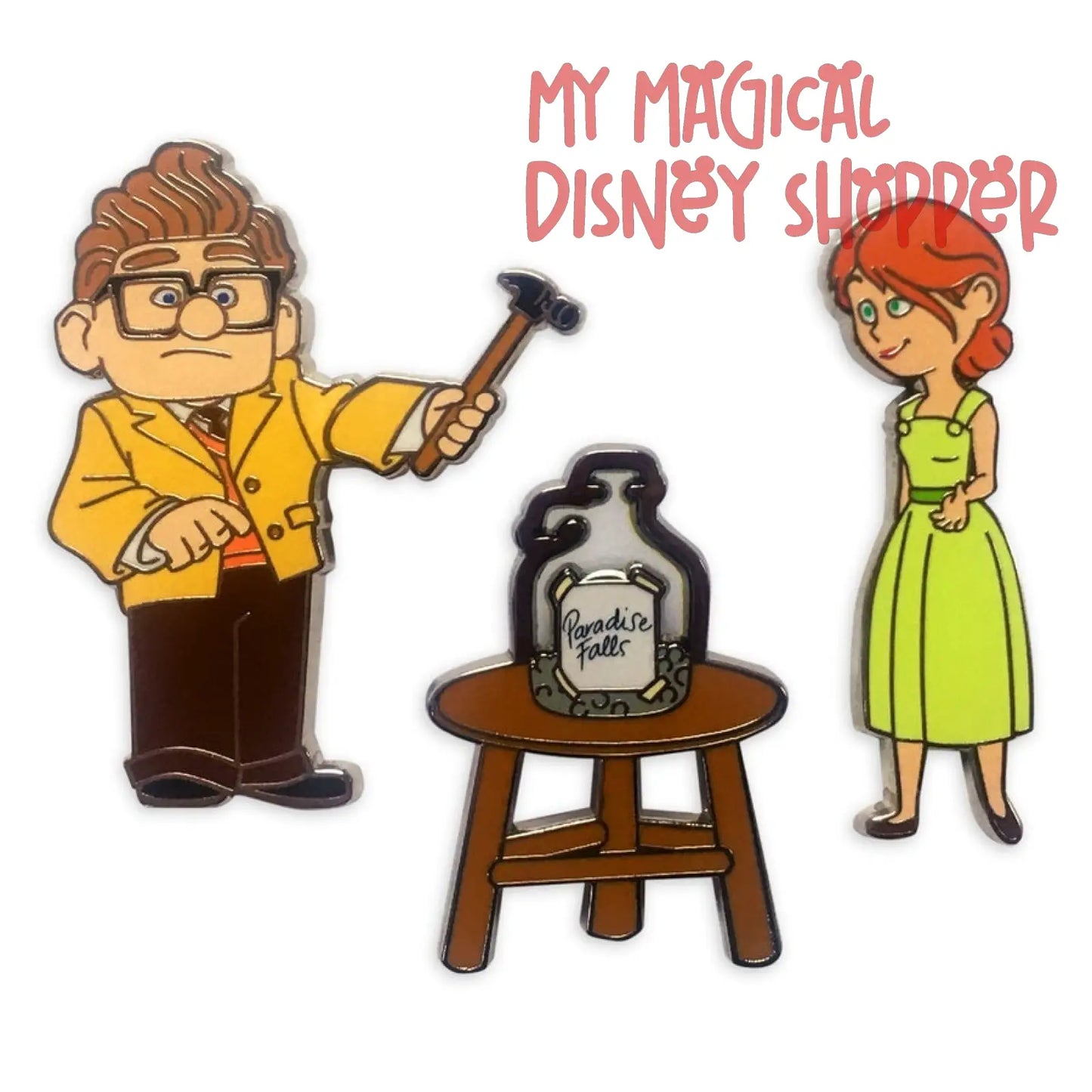 Carl & Ellie Flair Pin Set - Up