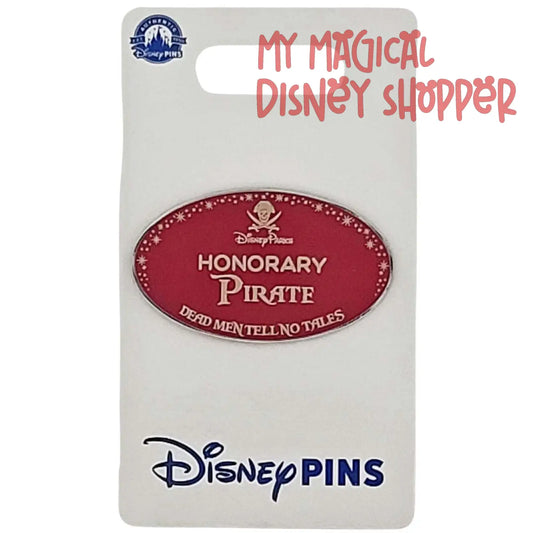 Cast Member Name Tag - Honorary Pirate Disney Pin