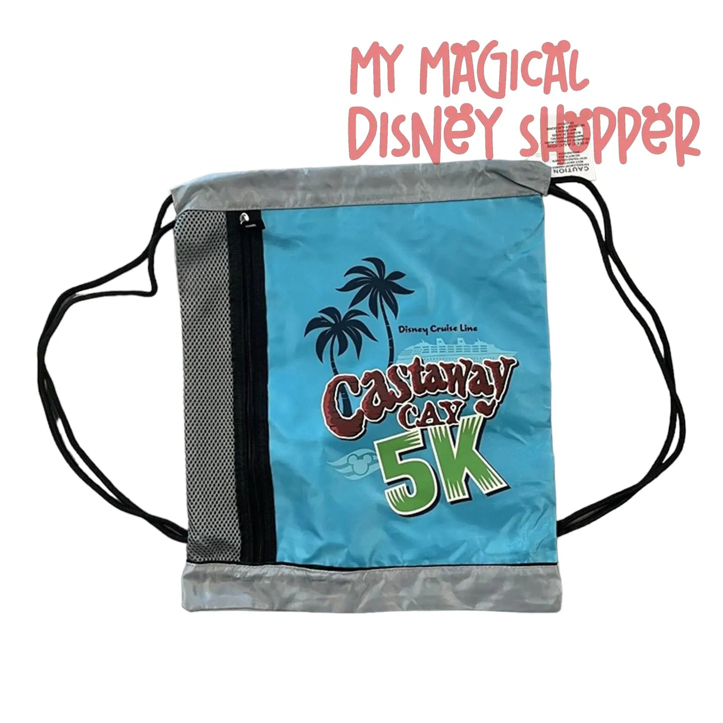 Castaway Cay 5K Drawstring Bag - Disney Cruise Line