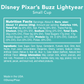Disney Pixar Buzz Lightyear Sour Fruity Space Astroids Candy