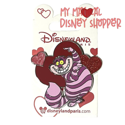 Disneyland Paris Cheshire Cat Valentine's Day 2022 Pin