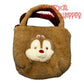 Chip and Dale Fuzzy Tote Bag