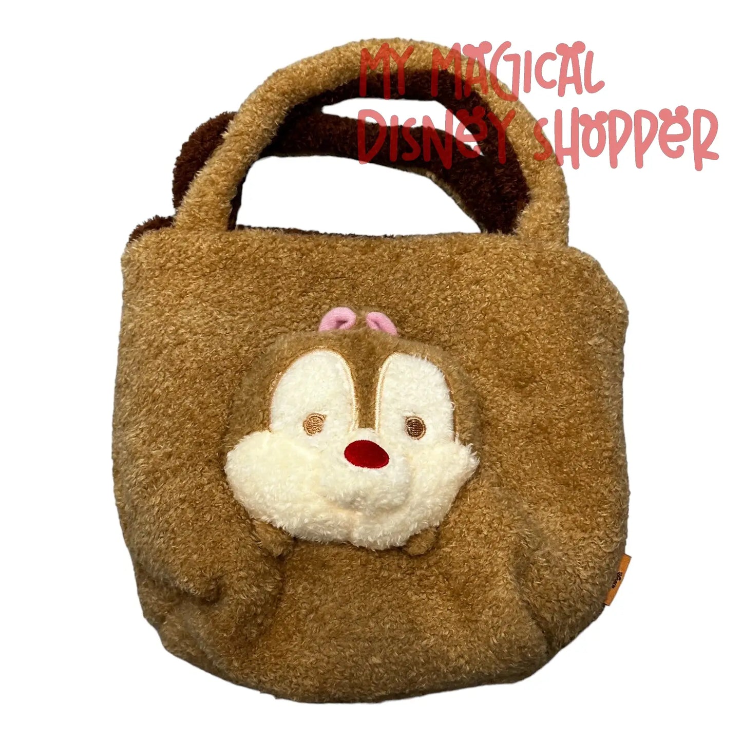 Chip and Dale Fuzzy Tote Bag