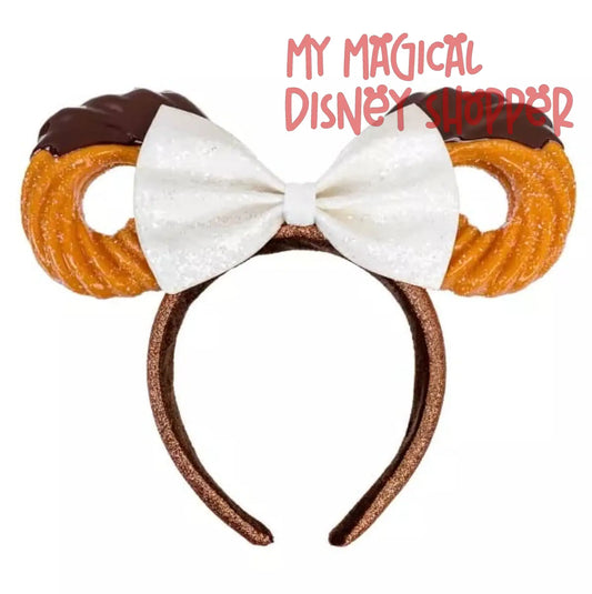 Chocolate Dipped Churro Disney Minnie Ear Headband