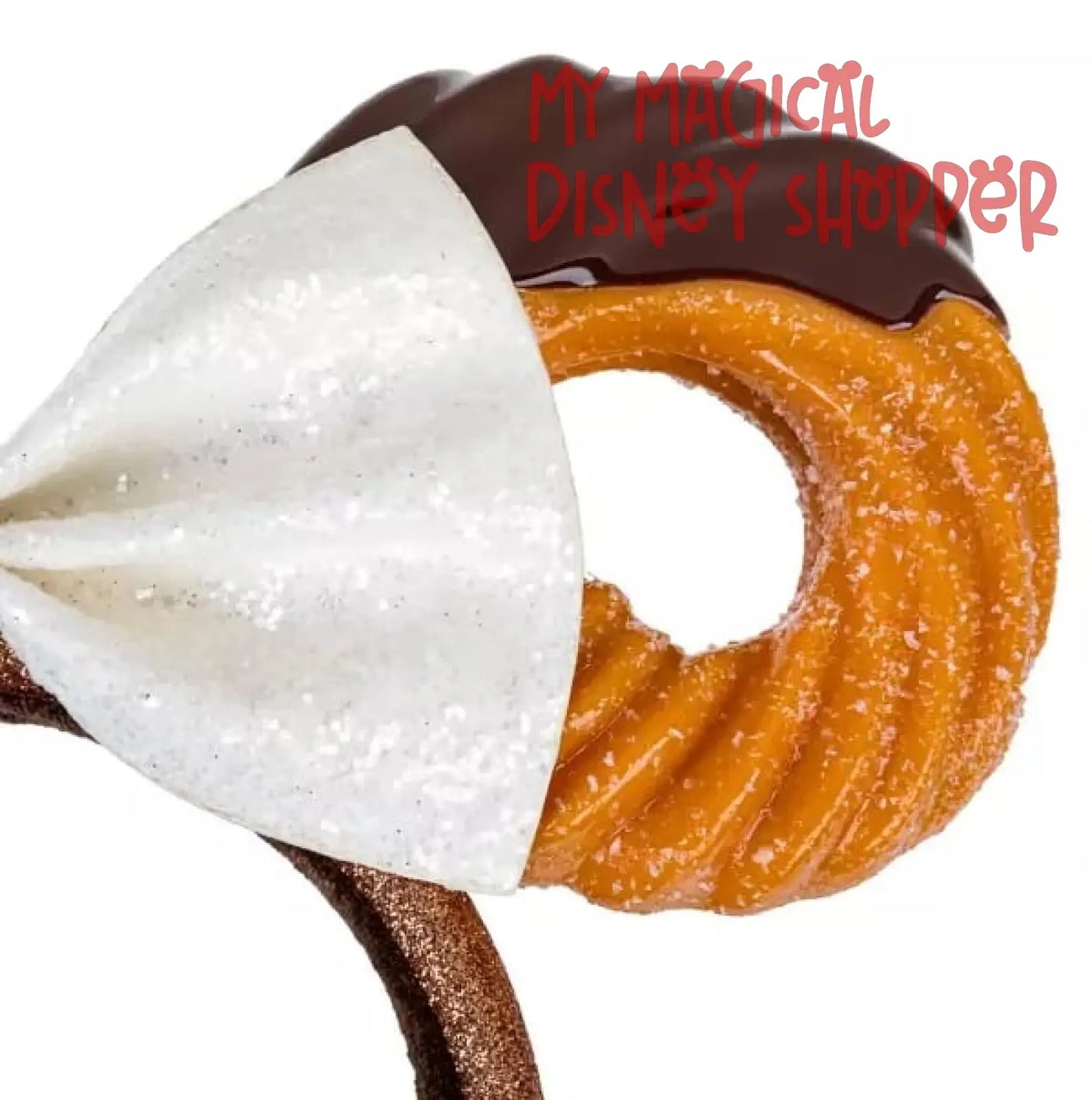 Chocolate Dipped Churro Disney Minnie Ear Headband