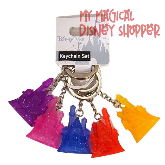 Cinderella Castle Keychain Set