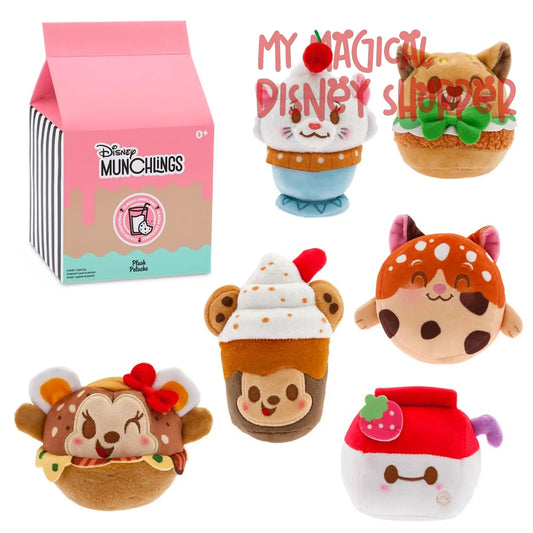 Classic Couplings Disney Munchlings Mystery Plush  – Micro 4 3/4''