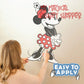 Classic Minnie Mouse Interactive Removable Wall Decal