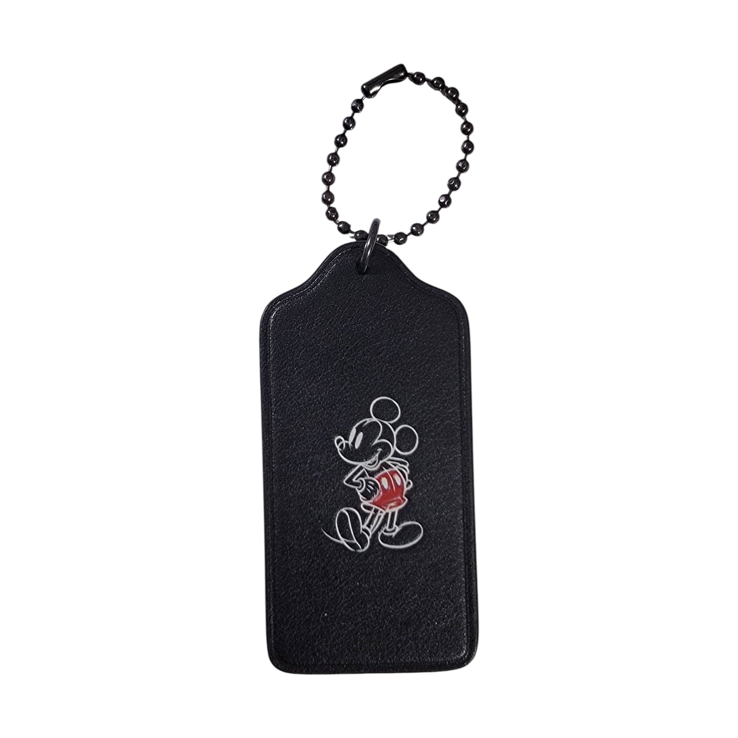Coach X Disney Mickey Embossed Character Leather Hangtag (Gently Used)