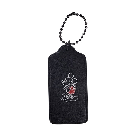 Coach X Disney Mickey Embossed Character Leather Hangtag (Gently Used)