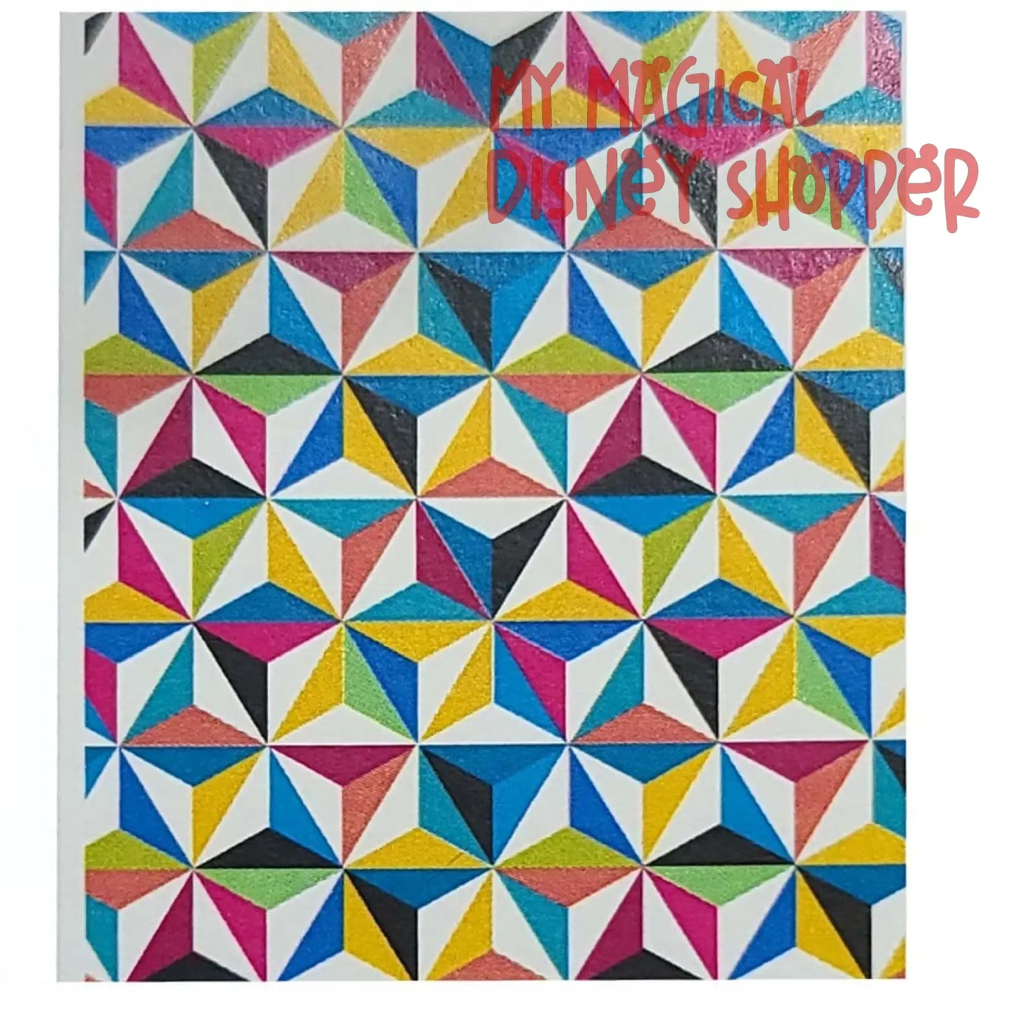 Colorful Geodesic Design Disney Parks Throw Blanket - Epcot