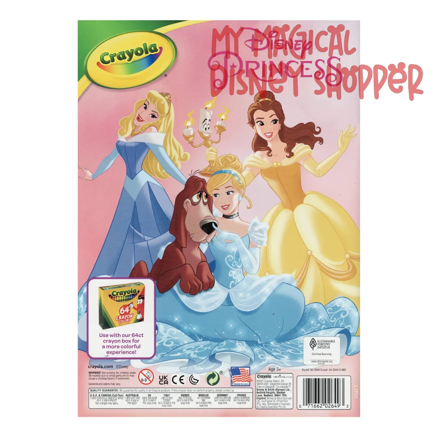 Crayola Disney Princess 48 Page Coloring Book