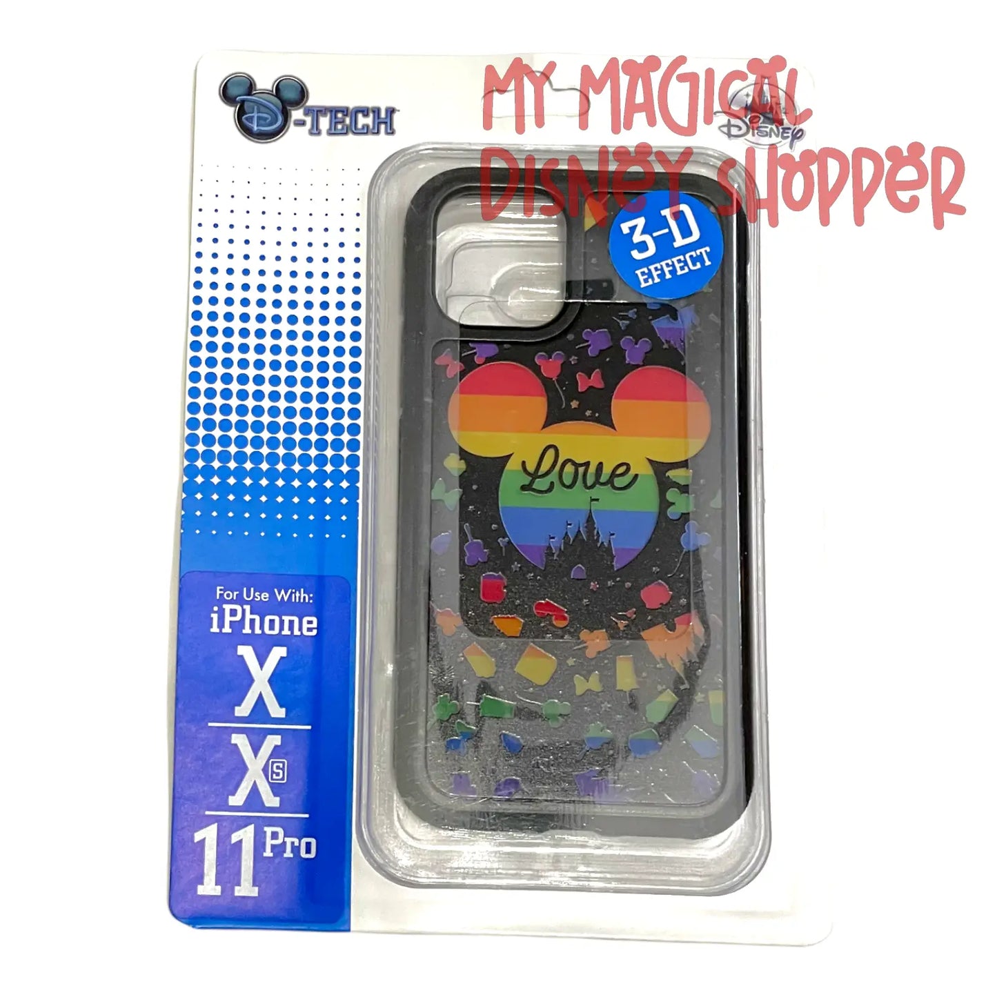 D-Tech Love Rainbow Pride Park Icons Phone Case - iPhone X / iPhone XS / iPhone 11 Pro