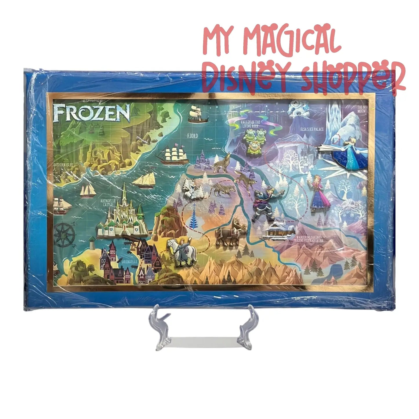 D23 Expo 2024: Disney Maps Collection - Frozen Map Set - Walt Disney Imagineering