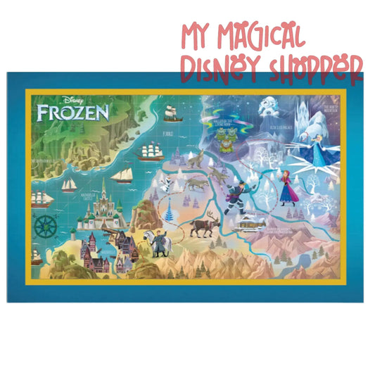 D23 Expo 2024: Disney Maps Collection - Frozen Map Set - Walt Disney Imagineering