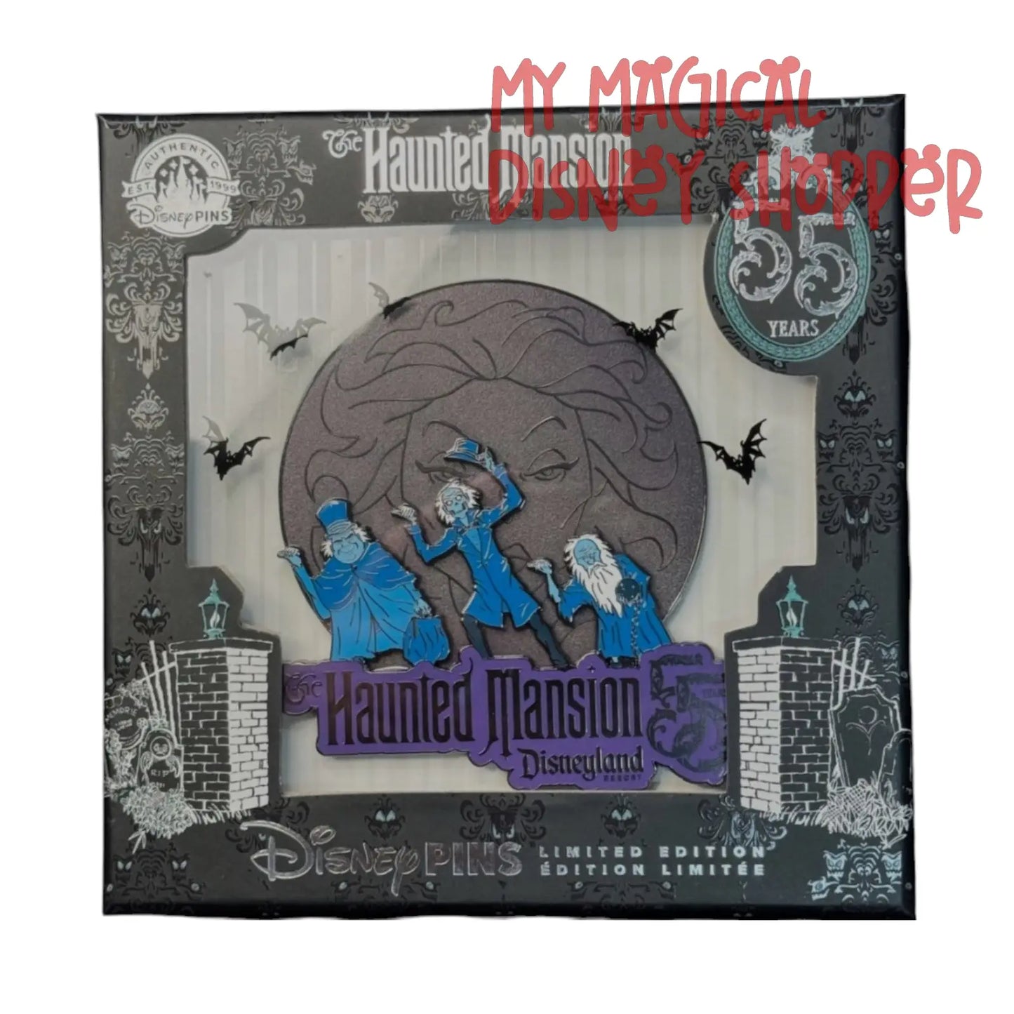 D23 Haunted Mansion Disneyland 55th Anniversary D23 Jumbo Pin