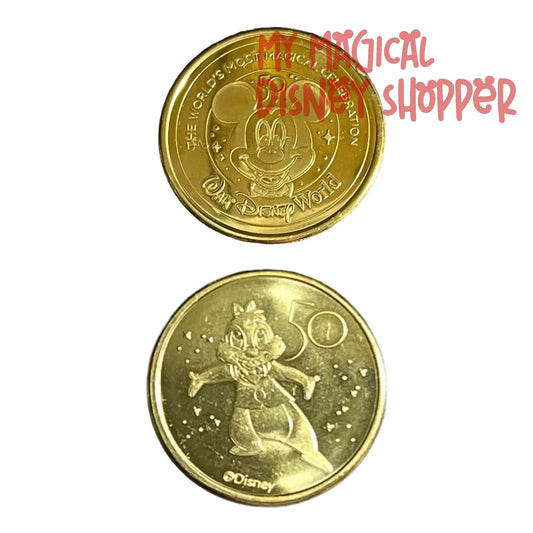 Dale Walt Disney World 50th Gold Medallion