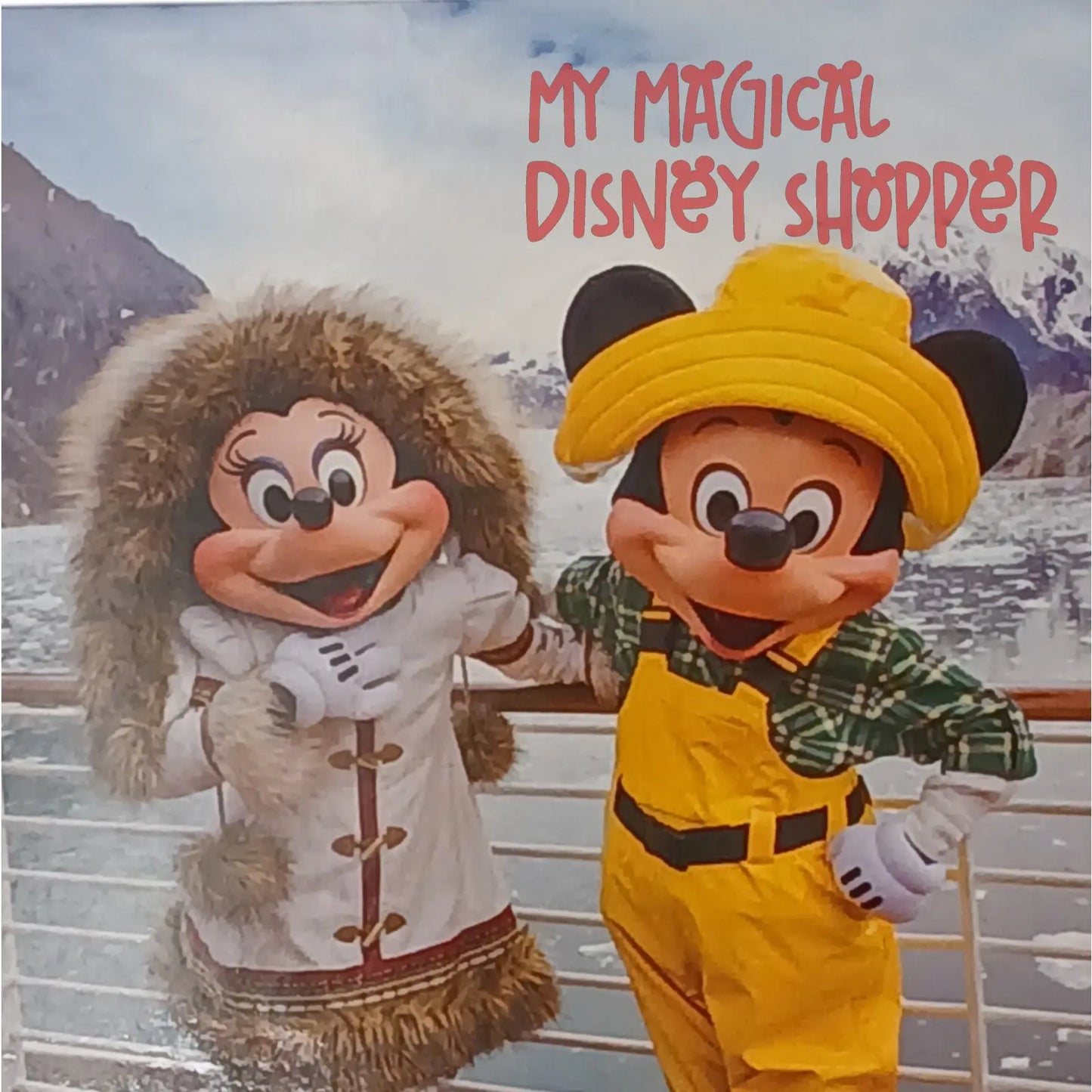 DCL Alaskan Postcard Featuring Mickey and Minnie
