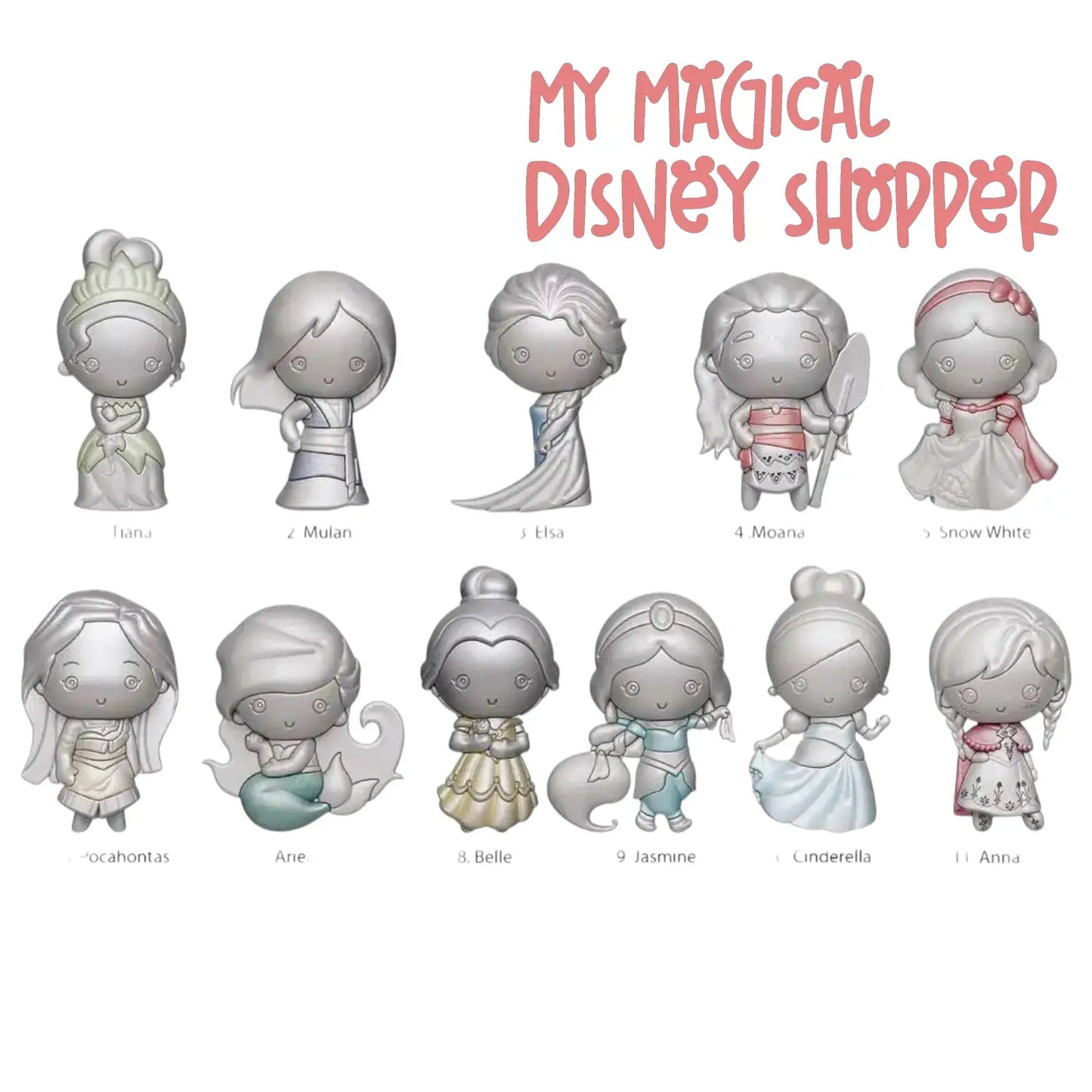 Princess Figural Bag Clip Series 2 Mystery Bag