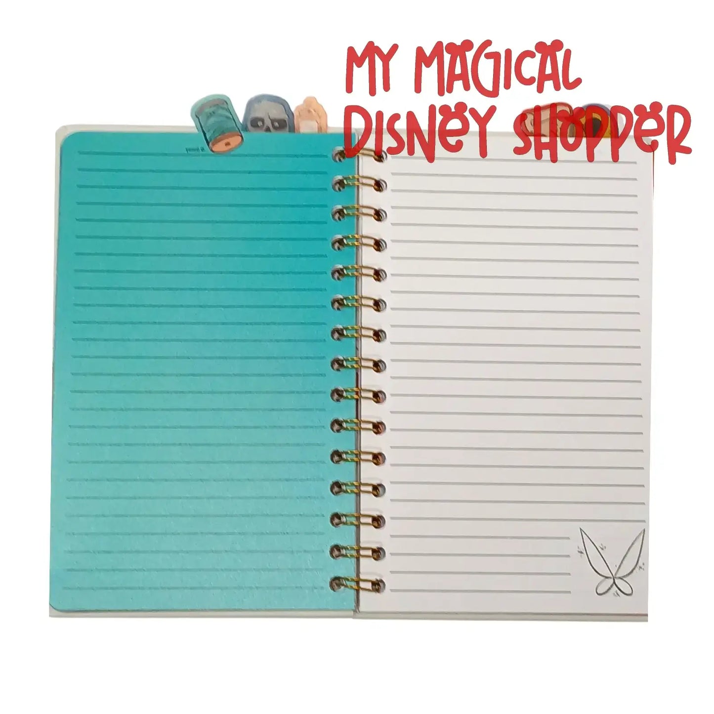 Disney 100 Peter Pan Tinker Bell & Captain Hook Frame Tab Journal