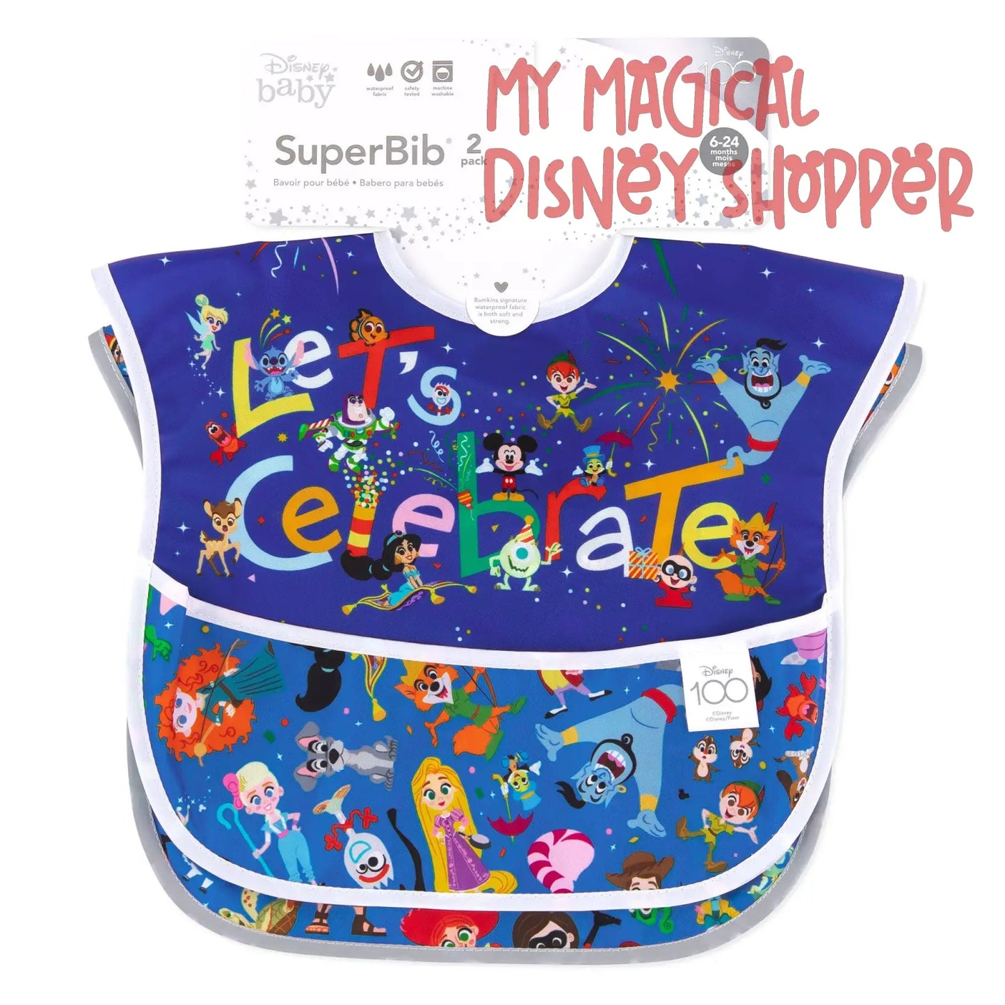 Disney 100 Years Celebration SuperBib® 2 Pack