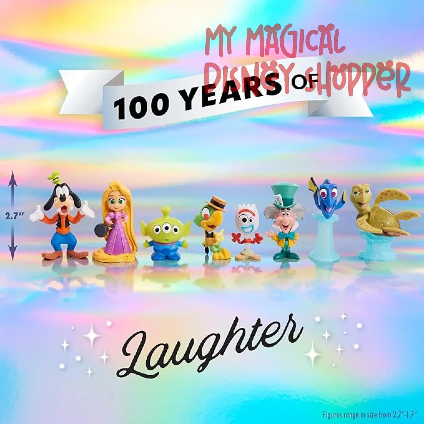 Disney100 Years of Laughter Celebration Collection – 8-Figure Pack (Limited Edition)