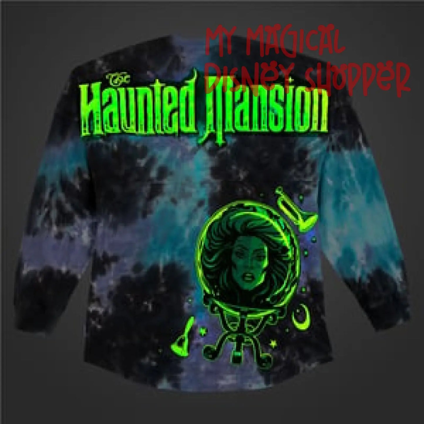 Madame Leota Disney Adult Spirit Jersey - The Haunted Mansion - Glow In The Dark