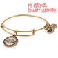 Disney Alex And Ani Bracelet - Star Wars Yoda Bangle - Gold