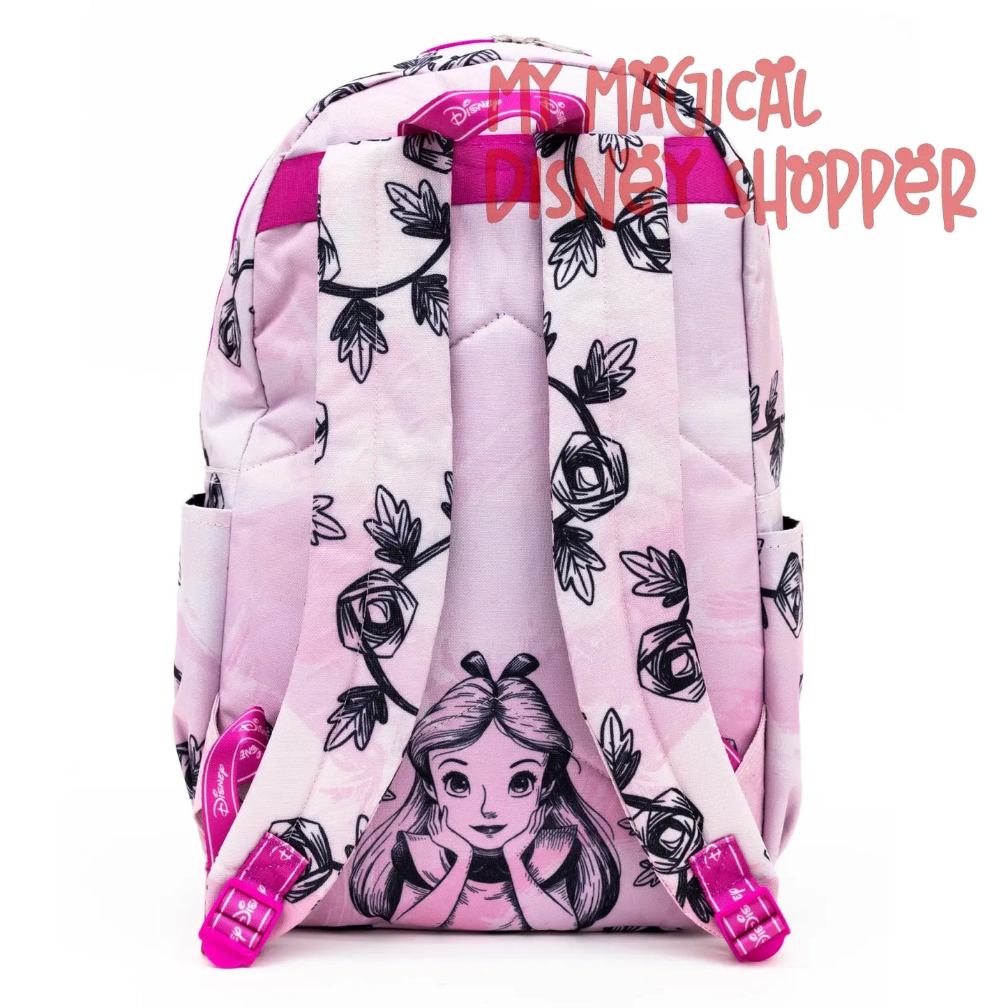 Disney Alice In Wonderland Cheshire Cat 17" Full Size Nylon Backpack