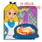 Disney Alice In Wonderland Food'D's Pin - Limited Edition