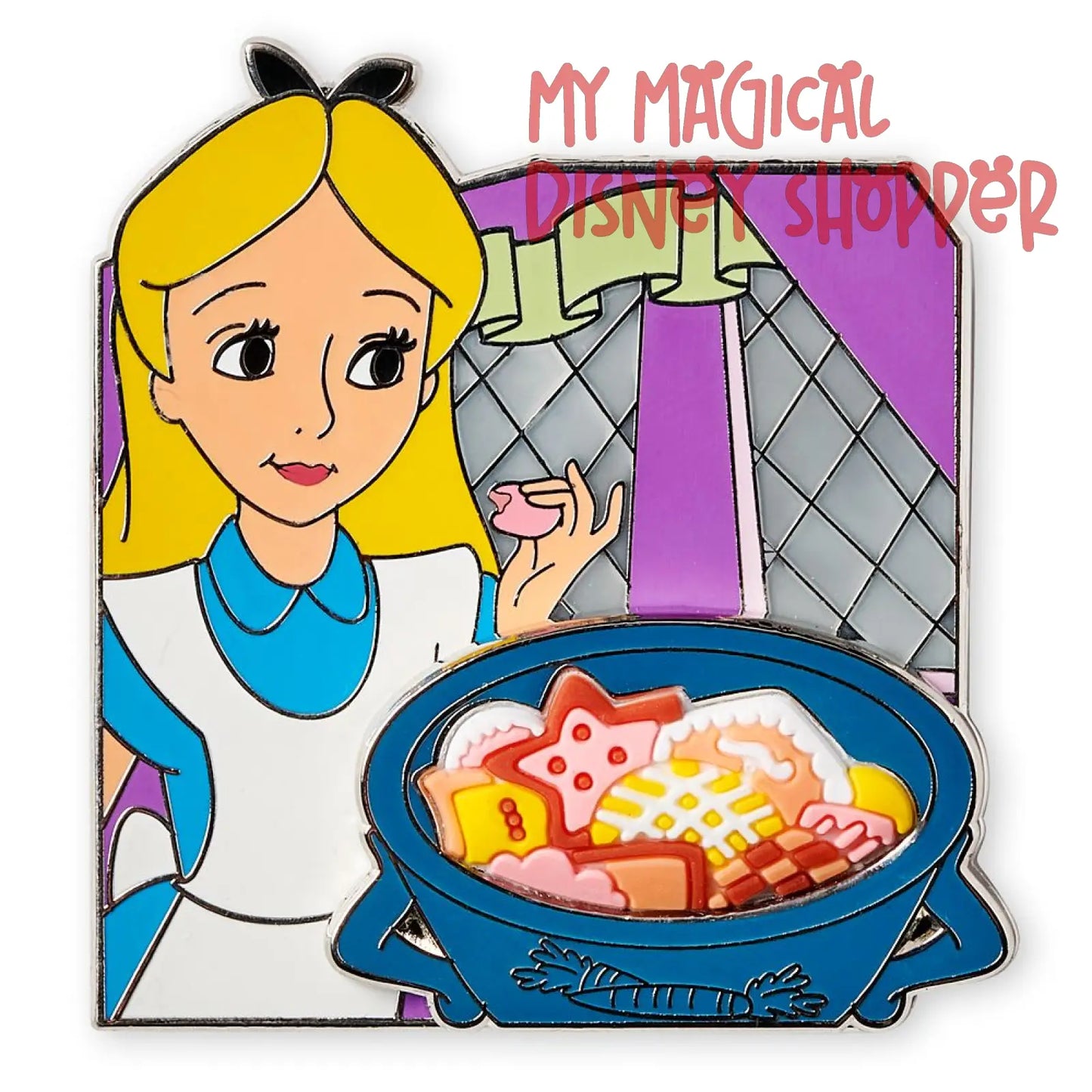 Disney Alice In Wonderland Food'D's Pin - Limited Edition