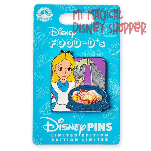 Disney Alice In Wonderland Food'D's Pin - Limited Edition