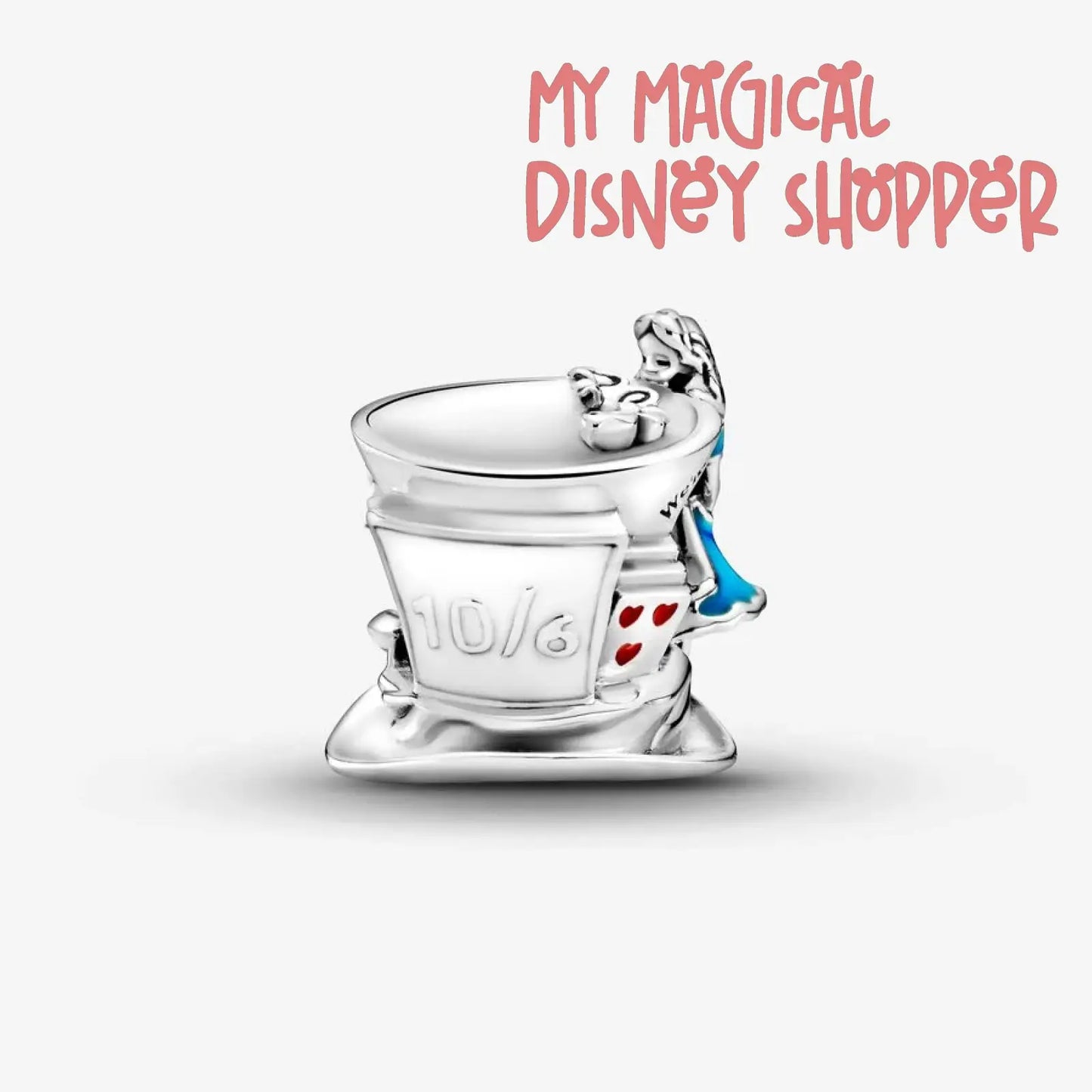 Alice in Wonderland & The Mad Hatter's Tea Party Pandora Charm