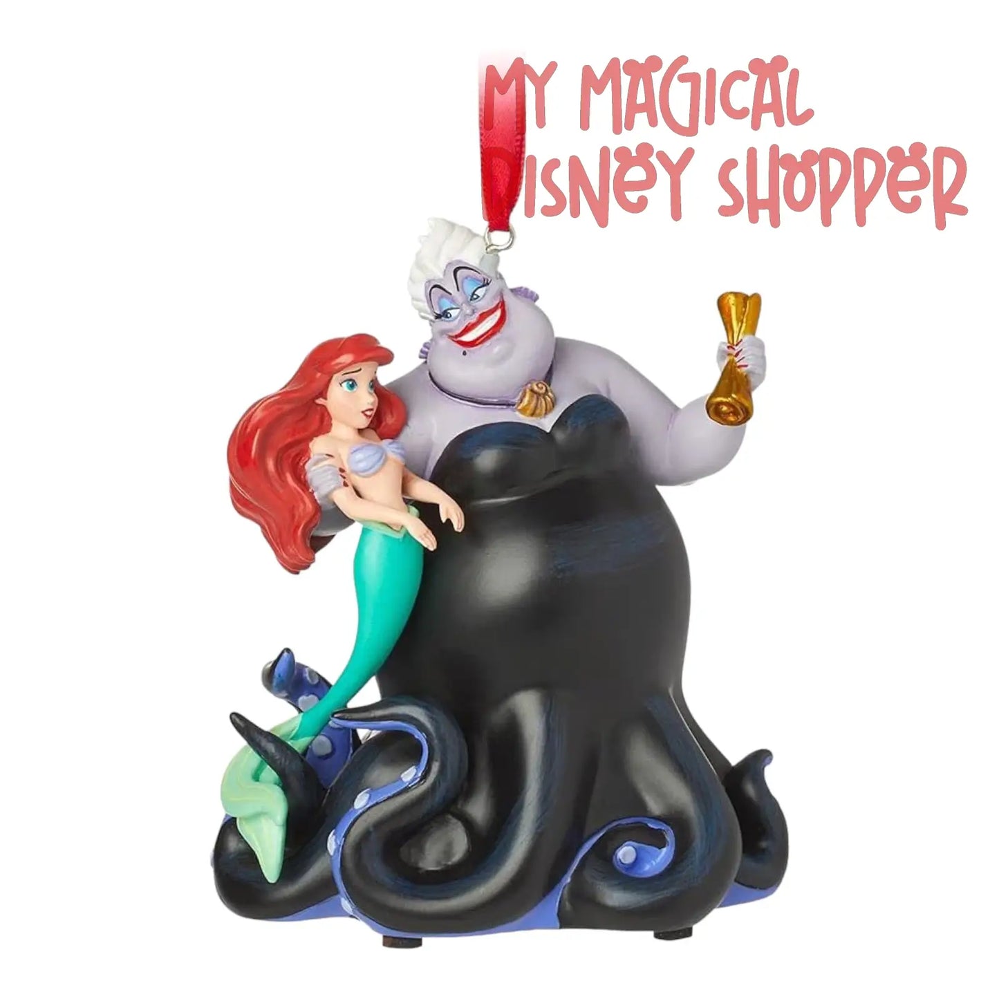 Disney Ariel and Ursula Singing Hanging Ornament - The Little Mermaid