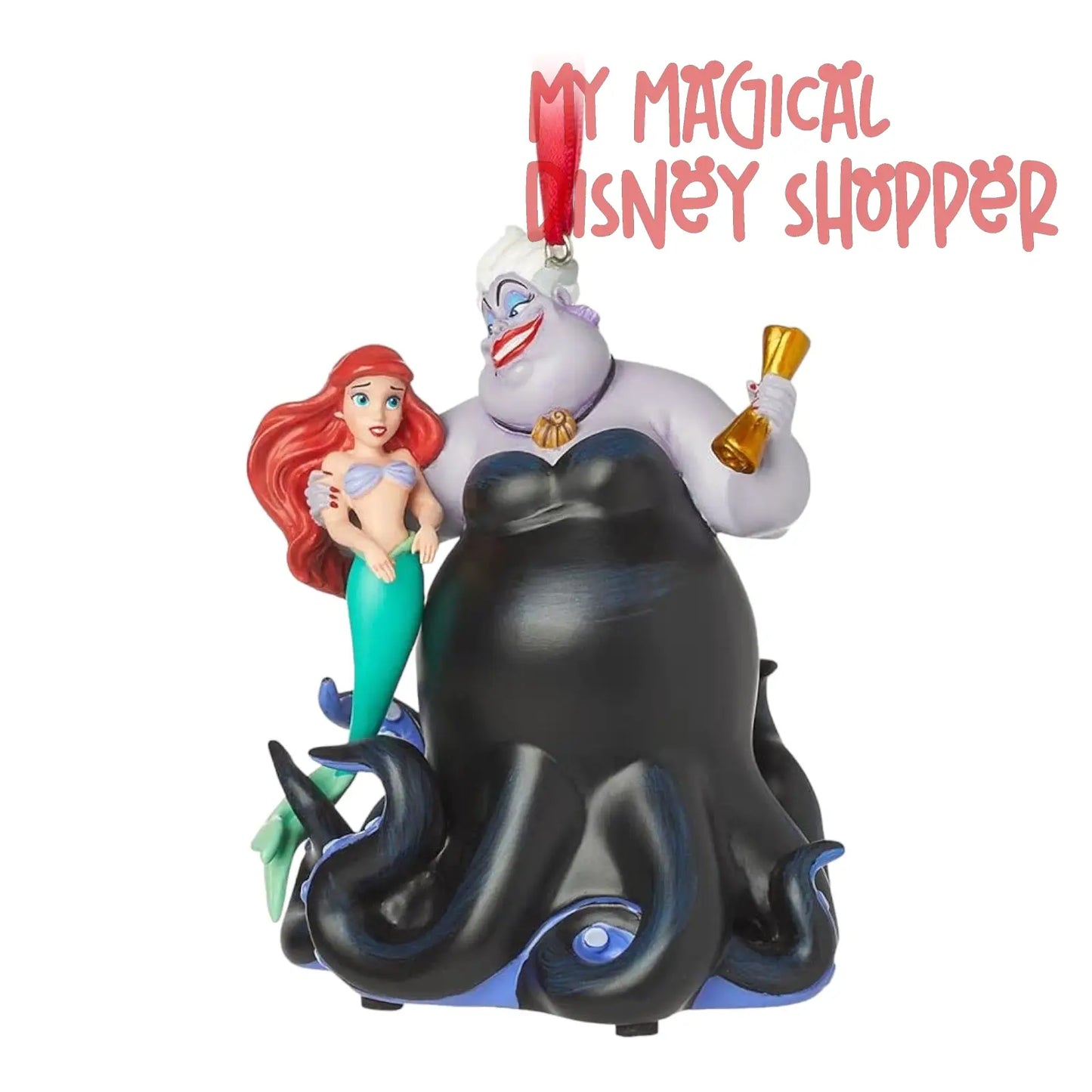 Disney Ariel and Ursula Singing Hanging Ornament - The Little Mermaid
