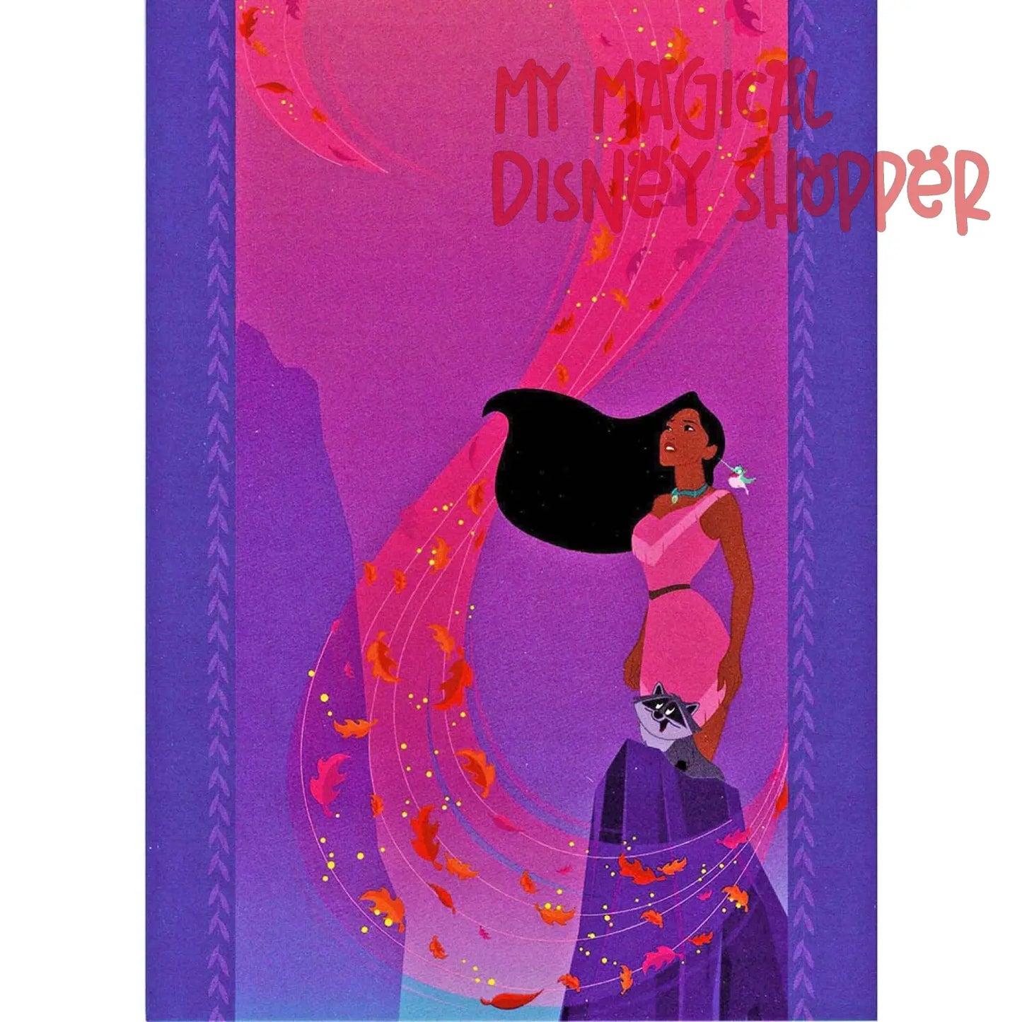 WonderGround Gallery Let Your Heart Guide You Disney Postcard – Artwork by Ashley Taylor 💌✨🏰