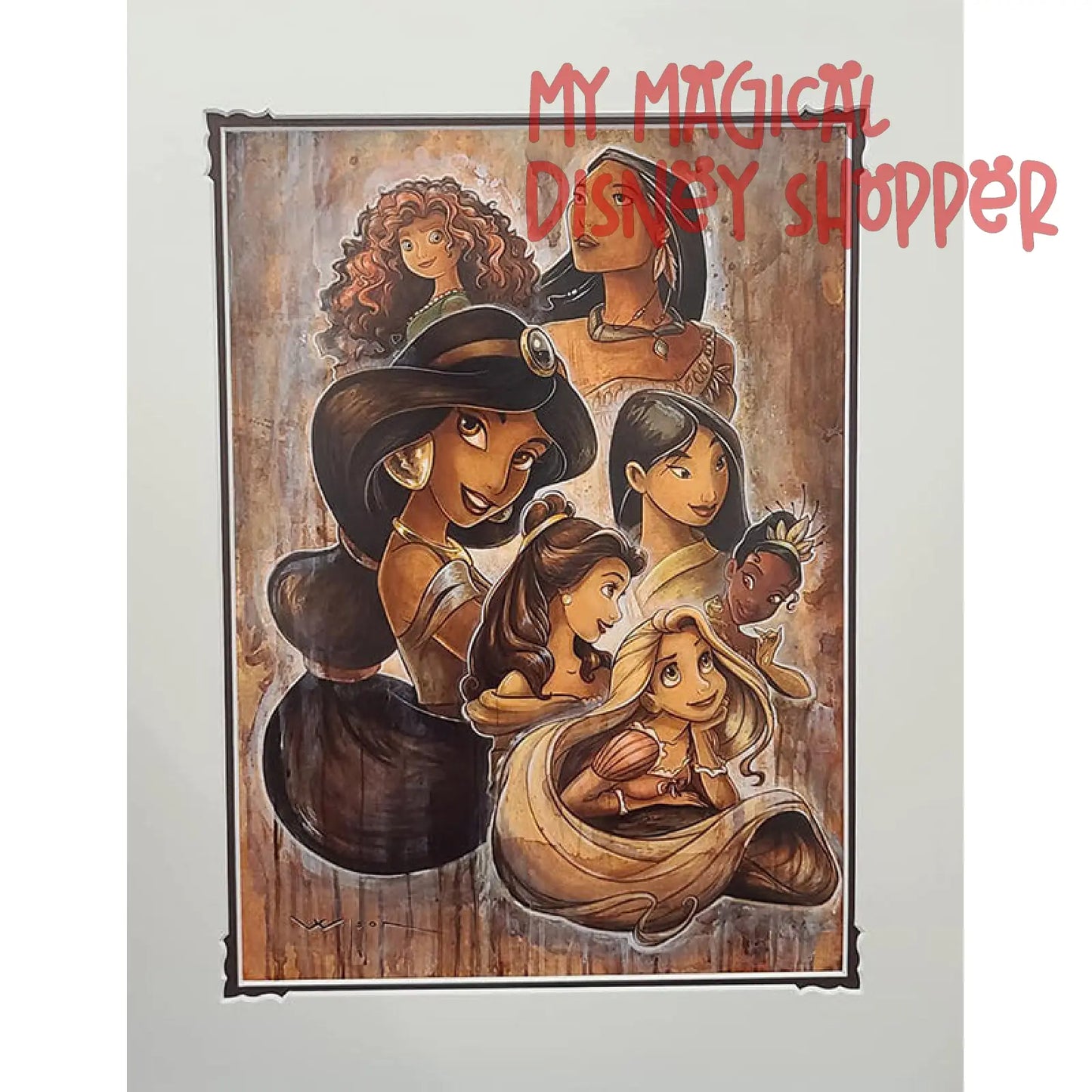 Forever Princess – Disney Artist Print by Darren Wilson (14 x 18) 👑✨🎨