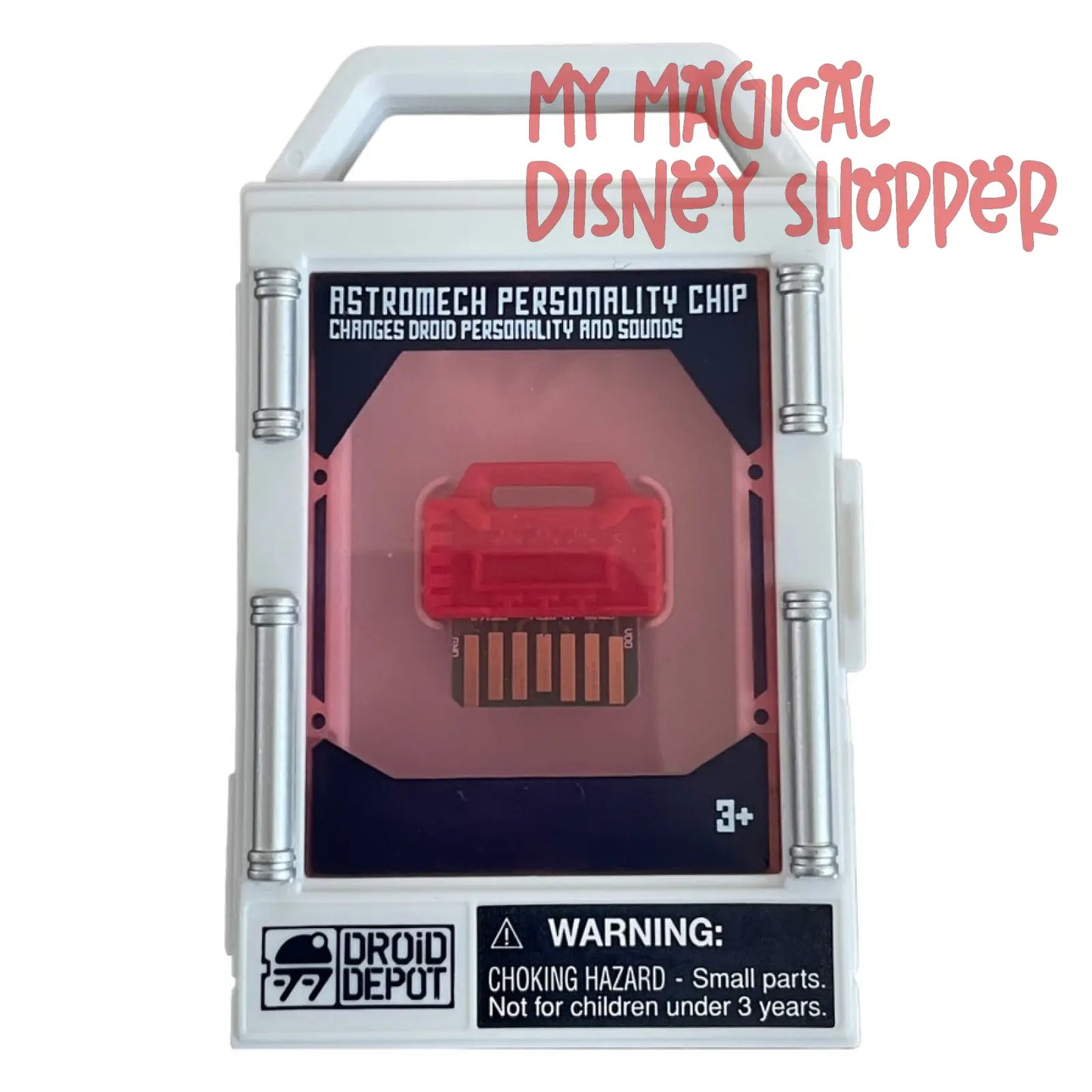 Disney Astromech Personality Chip - Star Wars Galaxy's Edge Droid Depot - Resistance - Red