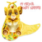 Disney Babies Plush Doll in Pouch - The Lion King - Simba