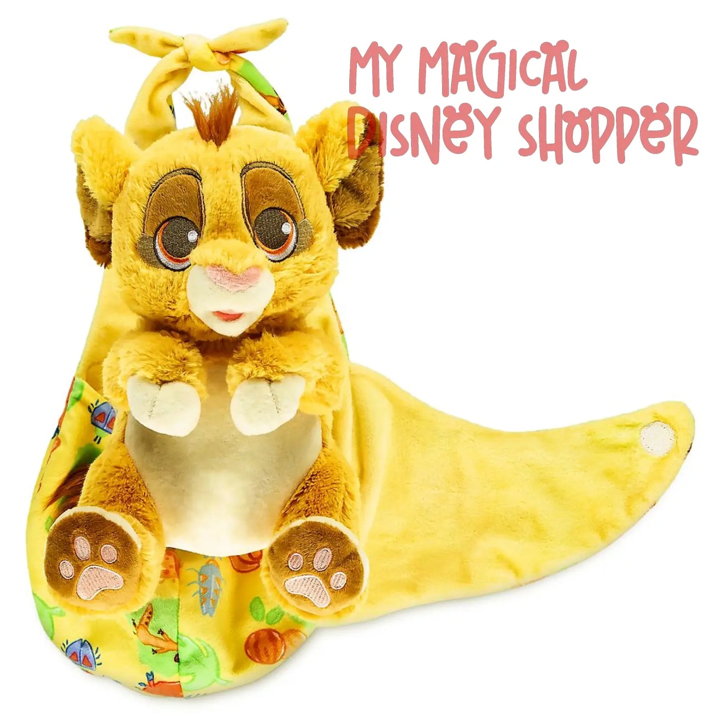 Disney Babies Plush Doll in Pouch - The Lion King - Simba