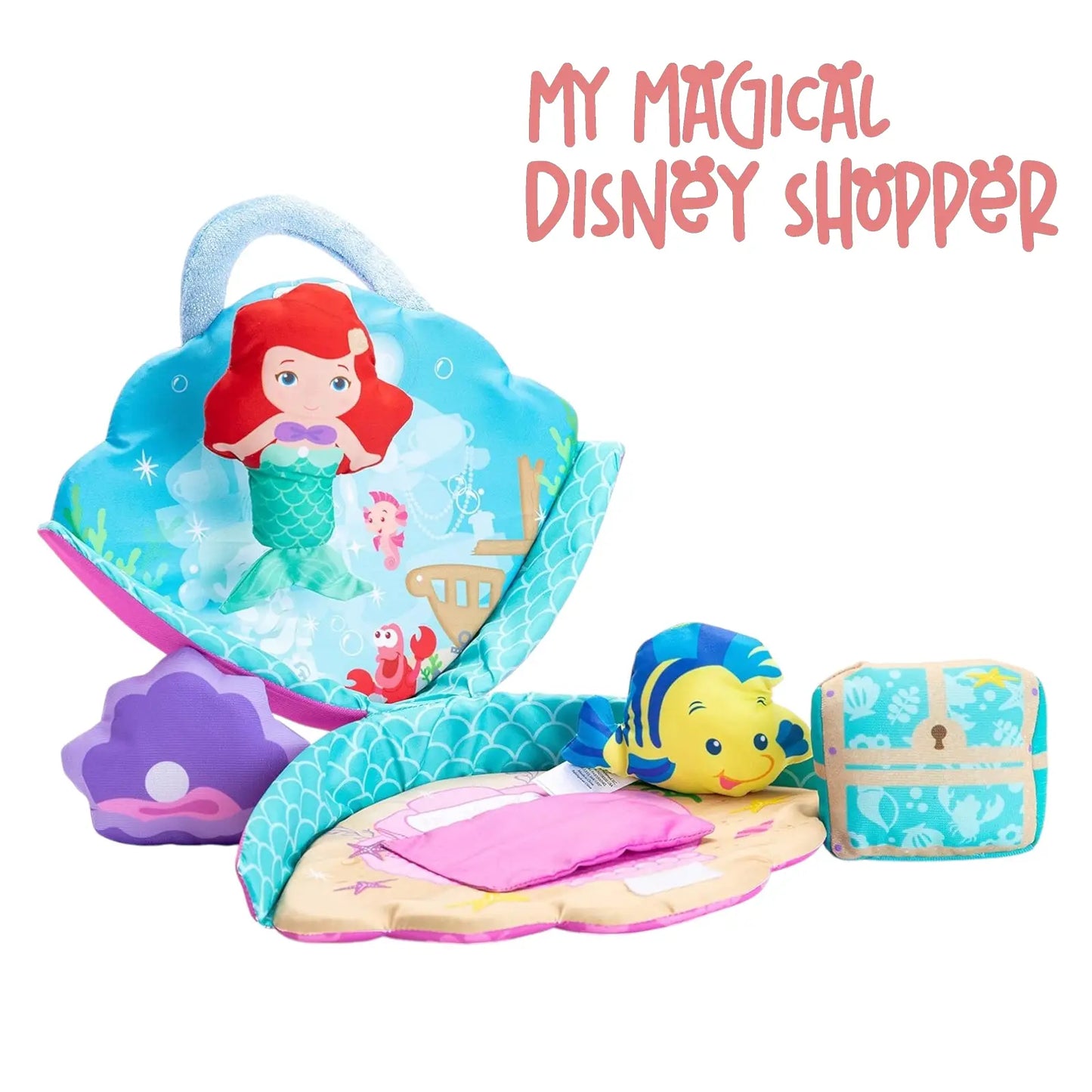 Disney Baby My 1st Princess Ariel Seashell Plush Playset