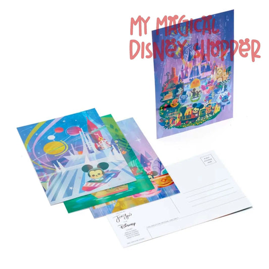 Disney Card Set - Disney Parks By Joey Chou