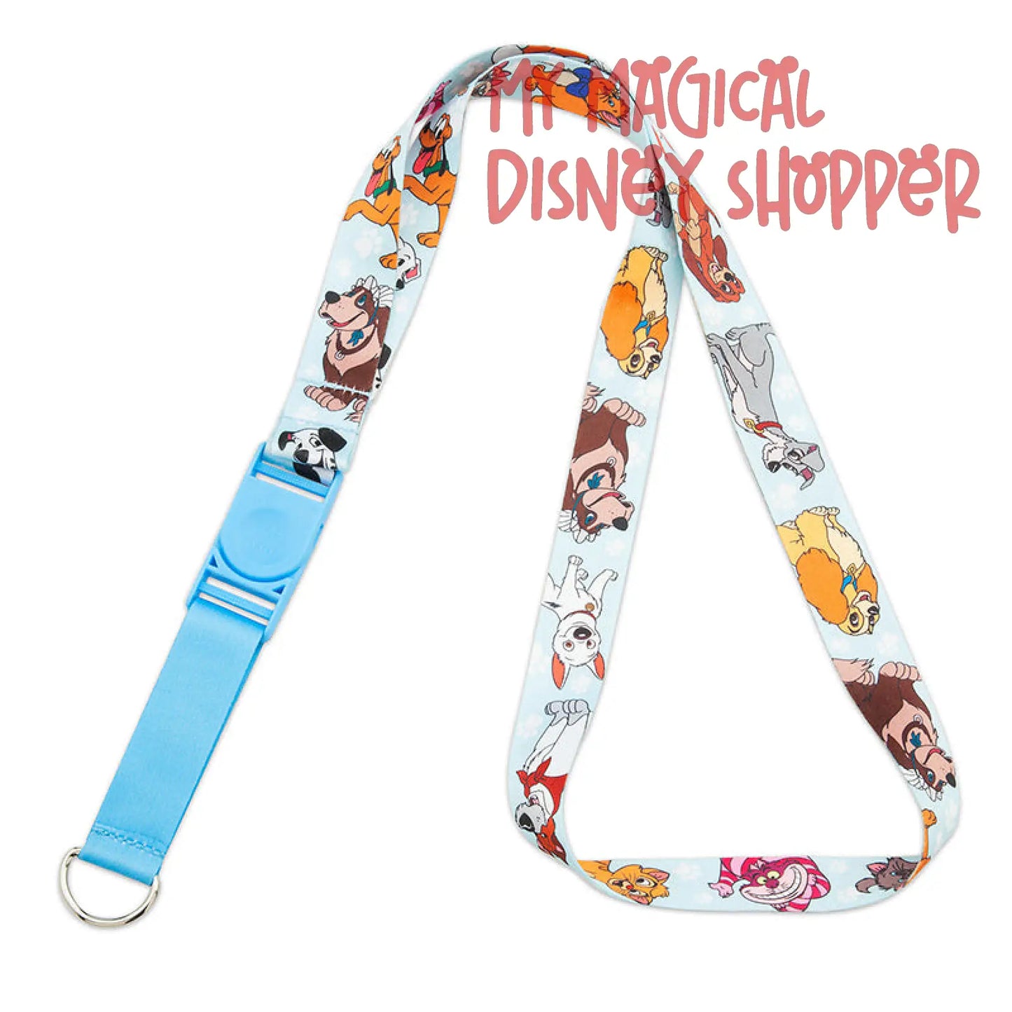 Disney Cats & Dogs Reversible Pin Trading Lanyard